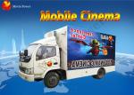 High End Visual Experience 7D Mobile Movie Theater Truck Frightening Games
