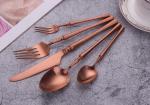 Rose Gold Stainless Steel Matte Cutlery/Hotel Tableware/Dinnerware/Flatware Set