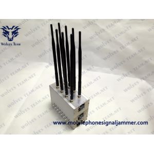 Wholesale Built-in Cooling Fan Mobile phone Jammer High Power GPS LoJack 3G Cell Phone Blocker from china suppliers