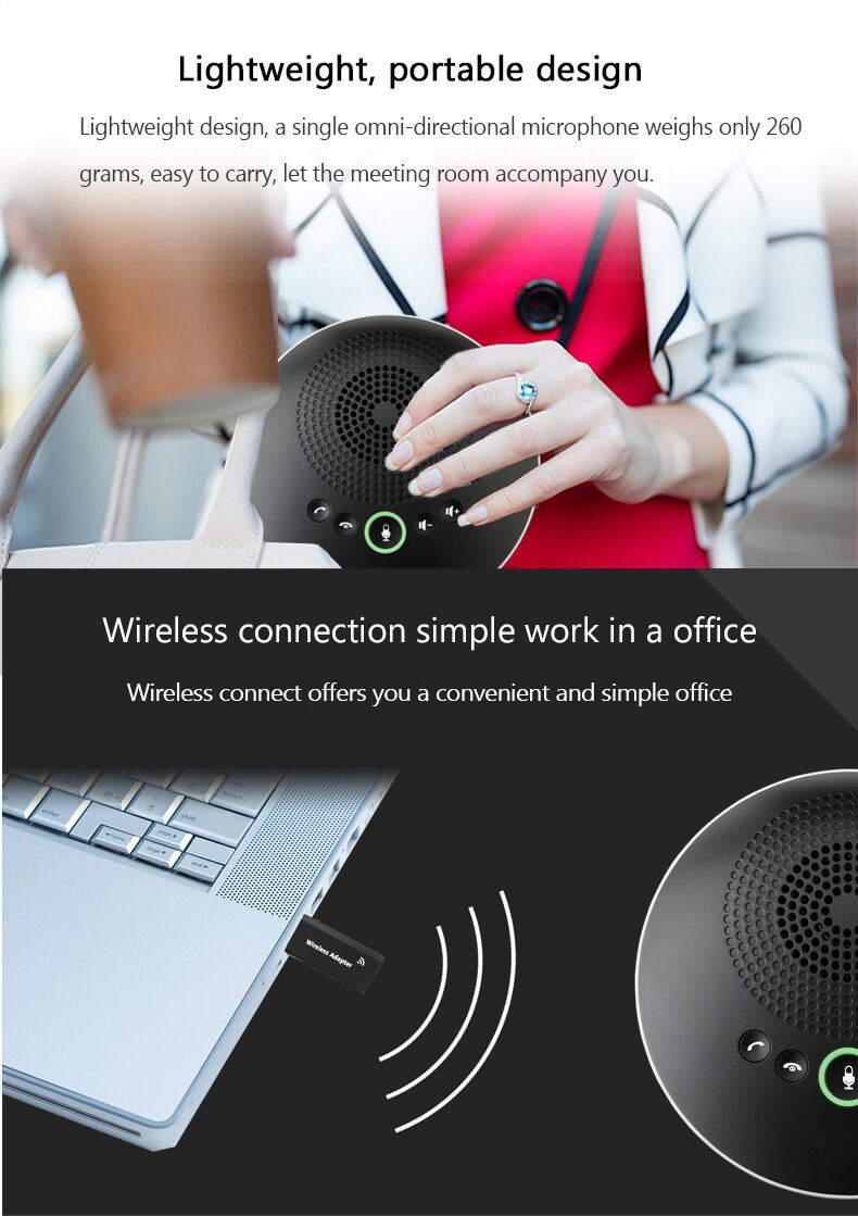 Conference Speakerphone 2.4G Wireless Speakerphone
