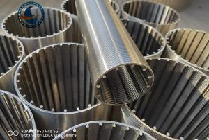 Wholesale SS304 Wedge Wire Screen Filter OD 60mm 0.12mm Slot Opening from china suppliers