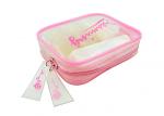 Girls Airline Amenities Kits Waterproof PVC Bag With Dental Kit And Shower