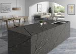 Polished Kitchen Countertop Materials Quartz Engineered Quartz Countertops