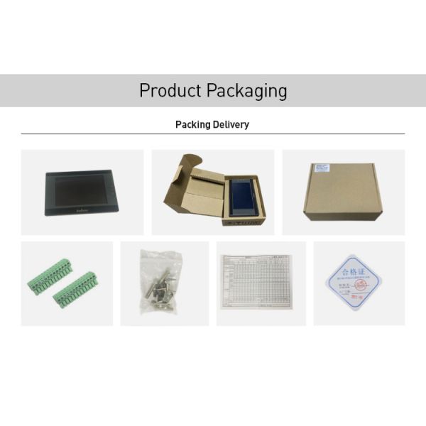 Coolmay 5 Inch HMI PLC All In One RS232 RS485 support Modbus RTU protocal Ethernet optional function plc controller programming plc with hmi touch