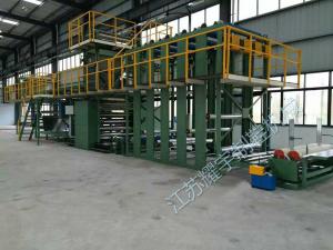 Wholesale Large Size Cloth / EVA Flame Laminating Machine With Air Exhaust Diaphragm from china suppliers