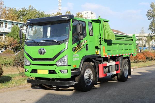 Qingdao Jiefang Dump Truck Tiger 6G 200HP 10-Speed Diesel One-Row And A Half Cab
