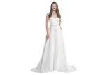 Sleeveless Long Tail Cocktail Ladies Evening Dresses Floor - Length Backless