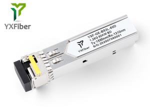 Wholesale BIDI 60km 1550nm/1310nm LC WDM DDMI 1.25G SFP Optical Module from china suppliers