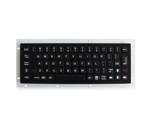 Wholesale Brushed Black Titanium Industrial Keyboard Customized Metal Koisk Keyboard from china suppliers