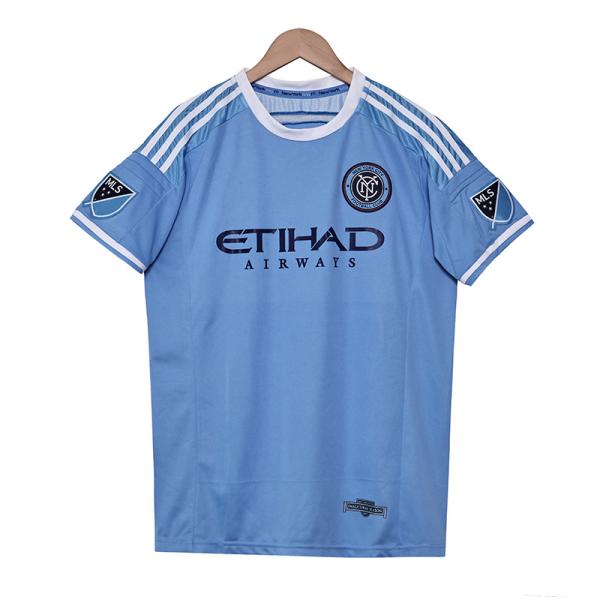 New York City 2015 Retro Home Football Fan Jerseys Classic Blue And Orange Pays