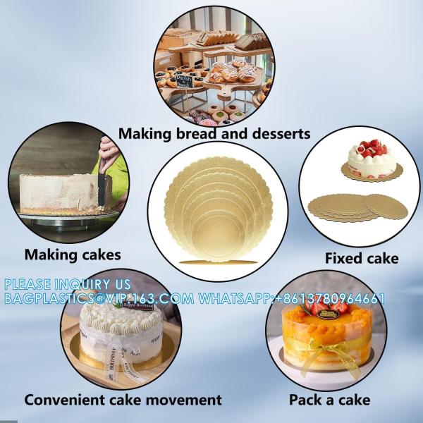 Cakeboard Round, 4, 6, 8, 10, 12 Inch Cake Base Cardboards, Round Cake Circles, Each Size, Set For Baking Cake