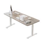 General Commercial Furniture Wood Grain White Electric Standing Desk for