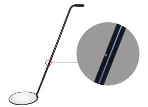 Wholesale 12 Inch Removable Vehicle Inspection Mirror High Intensity Shatterproof from china suppliers