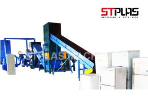 Wholesale Waste Refrigerator Plastic Washing Recycling Machine with Crusher 15-100 Sets/hour from china suppliers