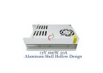 12V Power Supply 600W LED Strip Driver 50Amp Converter Signboard Light Aluminum