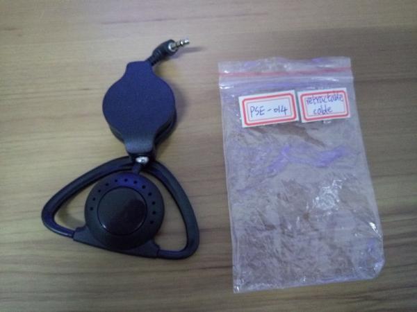 Retractable cable single-side earphones tour guide system earphones translate
