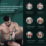 Professional Powerful Massage Gun with 99-Speed and 8 Massage Heads LCD Touch