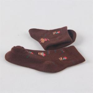 Wholesale Classic customized christmas santa claus design cozy thick cotton terry socks for baby from china suppliers