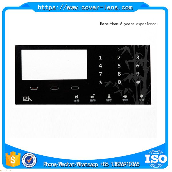 Customized 0.4mm -3mm thickness chemically tempered glass panel