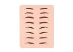 Silicone Blank Permanent Makeup Practice Skin 19.2 * 14.3 cm