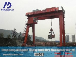 Wholesale Double Girder Gantry Crane with 20/5 ton Grab Bucket , Grab Gantgry Crane for Sale from China from china suppliers
