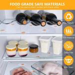 Non Slip Kitchen Drawer Dividers Inserts and Plastic Shelf Liner for Kitchen