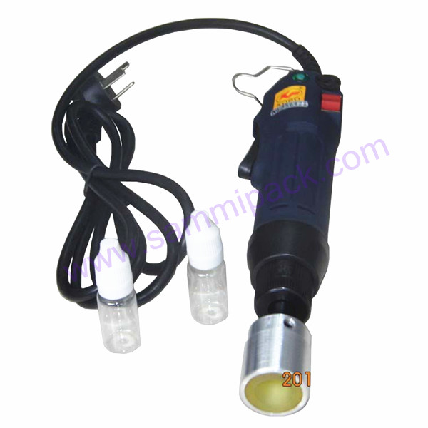 Portable Hand Held Electric Bottle Capping Machine Automatic With Security Ring Plastic Bottle Capper Sealing Tool