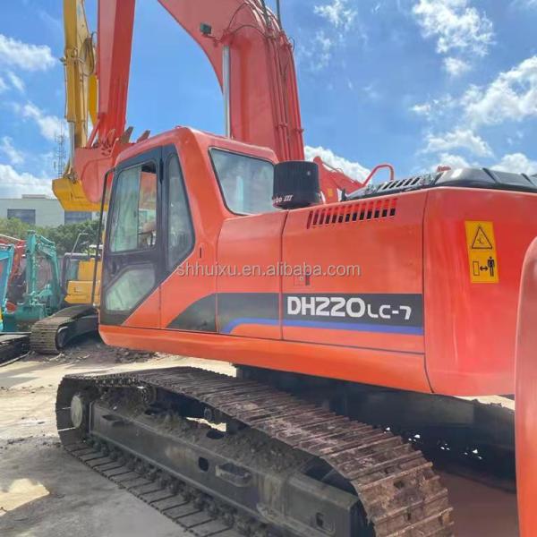 Doosan hot sale doosan dh220lc used excavator/Used digging machine Doosan DH220