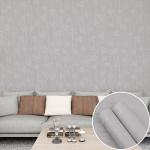 Interior Blue Embossed Wallpaper Self Adhesive Wallpaper Waterproof Decoration