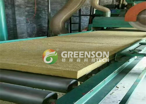 High Efficent Mineral Wool Board Production Line With Power Consumption 100-150kw And PLC Control System