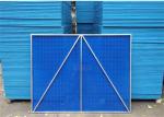 Blue Round Hole Perimeter Safety Screens 1.2X1.8m For Protection