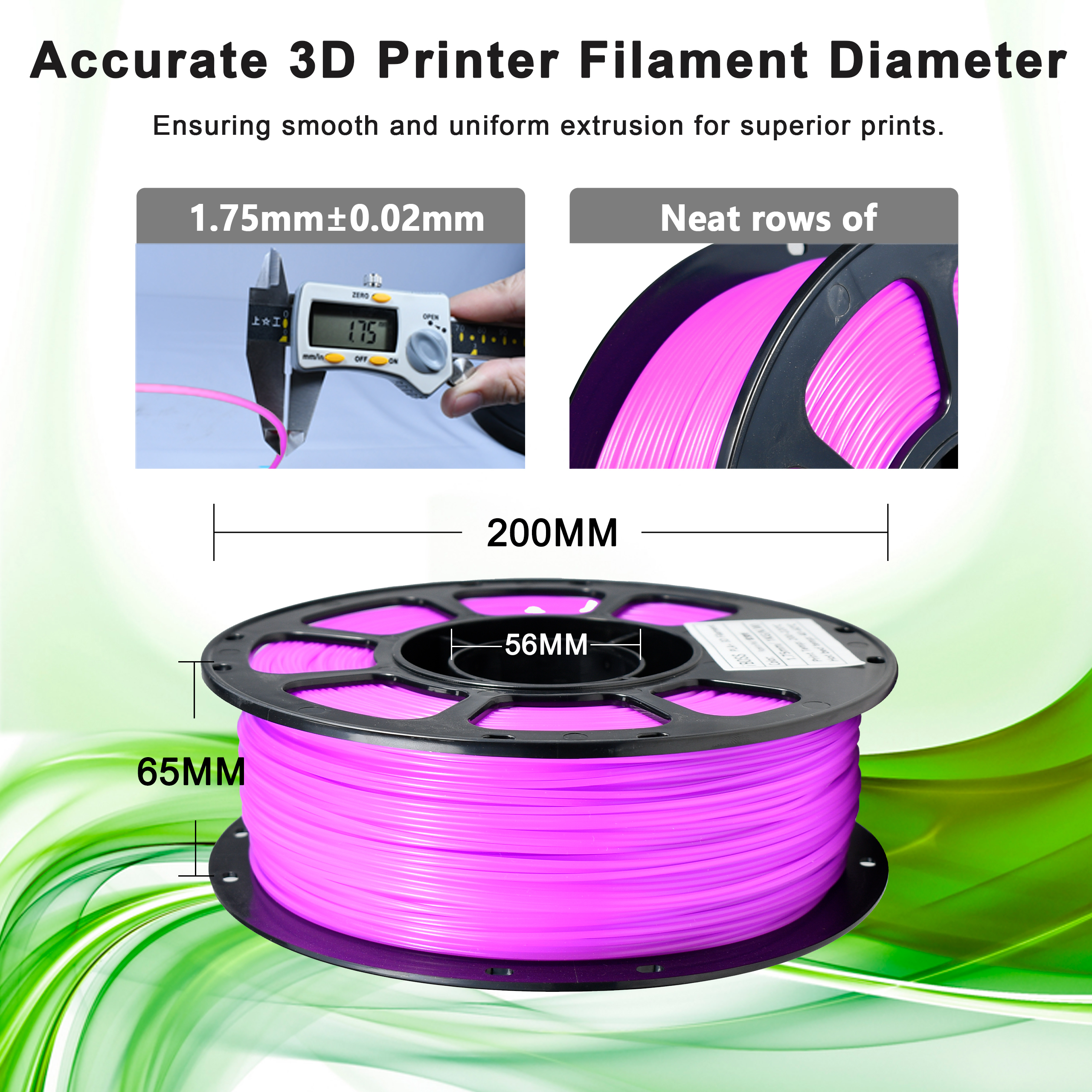 iboss 1.75mm Temperature Color Change Purple to Pink 1000g FDM Forming Technology 3d Printing Filament