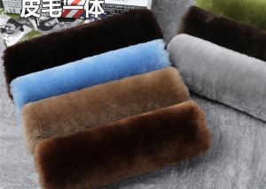 Wholesale Dyed 24 Colors 100% Sheepskin Seat Belt Cover Warm Keeping With Universal Size from china suppliers