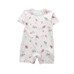 Animal Sublimation Printing T Shirts Newborn Cotton Romper Unisex Gender