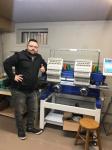 Cheapest computer embroidery machine price HO1502H 400*500mm brother type 2 head
