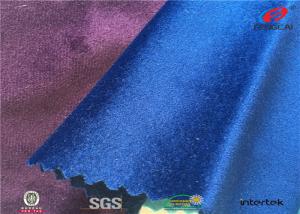 Wholesale Shiny 144F Italy Sofa Velvet Upholstery Fabric For Home Textile , Anti - Static from china suppliers