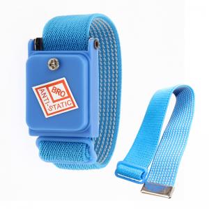 Wholesale Knitted Elastic Band Blue Orange Maroon Color Cordless ESD Anti-static Wrist Strap from china suppliers