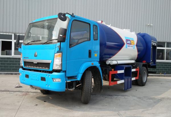 HOWO Bobtail LPG Gas Tanker Truck Tank Transport Truck 15000 Liter 6 Ton With 2"