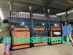 10ft 12ft 14ft Metal Horse Stall Fronts Hot Dip Galvanized Bamboo Pine Wood