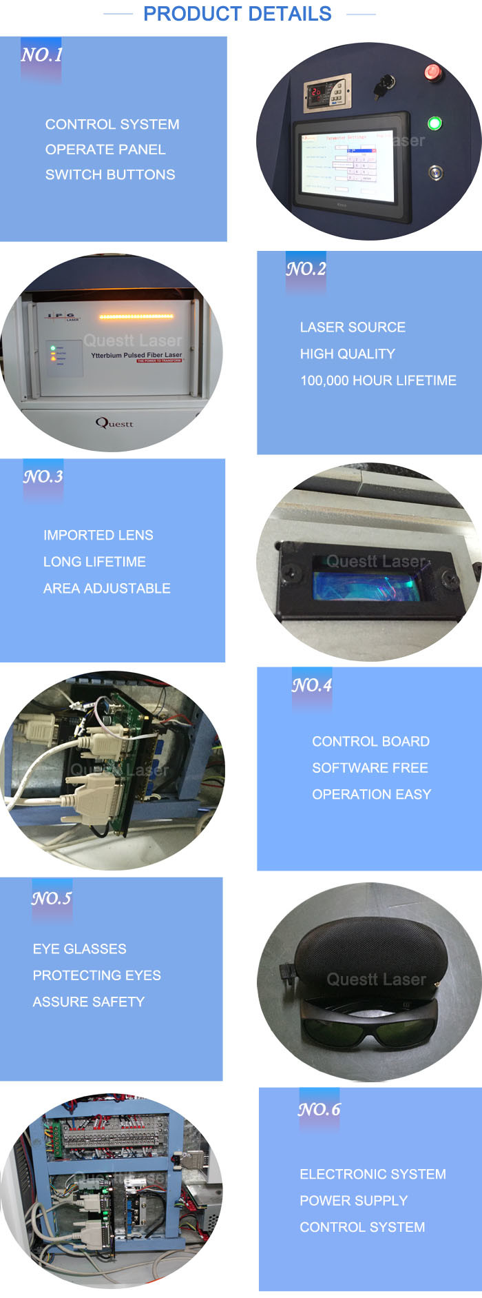 High Power 1000W Fiber Laser Cleaning Machine Removal Rust Oxide Coating