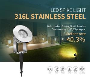 Wholesale SMD3535 3W Waterproof LED Lawn Light 130ma IK10 Led Spike Lamp from china suppliers