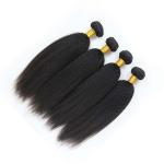 Soft Kinky Straight Virgin Curly Hair Extensions 4 Bundles Customized Length