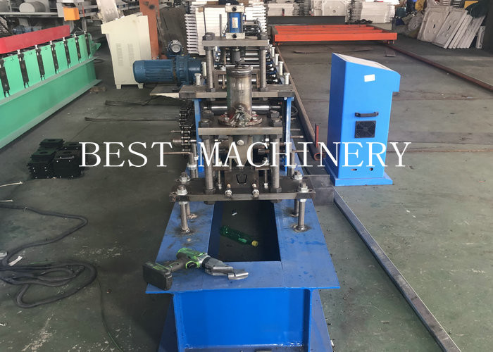 Small C Profile Purlin Roll Forming Making Machine Easy Operation