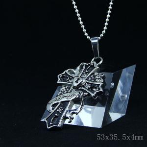Wholesale Fashion Top Trendy Stainless Steel Cross Necklace Pendant LPC25 from china suppliers