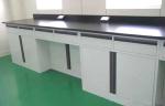 Heavy Duty Chemistry Lab Furniture Smooth Surface Grey Color Anti Corrosive