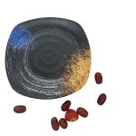 Hot Pot Restaurant Supply Melamine Dinner Plates Dinnerware With Galaxy Pattern