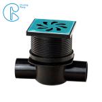 PN6 50-110mm HDPE Drainage Fittings Siphon Vertical Floor Drain With Injection