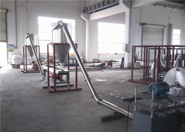 PLA Biodegradable Pellets Plastic Extrusion Machine Air Cooling Die Face Cutting