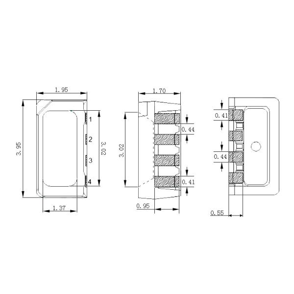 3921 Side View Light Emitting LED Lamp Bead RGB Phantom Color Chip