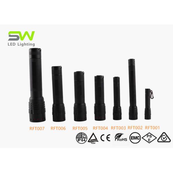 Focusing Battery High Power LED Torch Light Cree LED Flashlight IP64 Aluminum